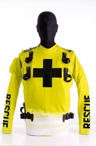 The RESCUE UP VEST - 4 PULL Inflation System